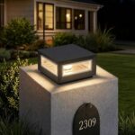 Outdoor Post Cap Light - IP65 Waterproof Stainless Steel External Column Light 9... - Image 2