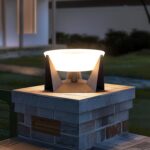 Outdoor Post Lights Hard Wired, AC100-240V Modern Pillar Lights Waterproof, 3000... - Image 2