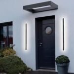 Outdoor Waterproof Long Background Wall Lamp, Modern LED Exterior Sconce, Simple... - Image 2