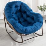 Oversized Papasan Rocking Chair - Outdoor Luxury Comfy Patio Chair Indoor Egg Ro... - Image 2