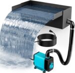 POPOSOAP Pond Waterfall Spillway with Pump Kit, 304 Stainless Steel Pond Waterfa... - Image 2