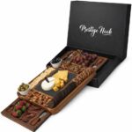 PRESTIGE NOOK- Large Acacia Wood Charcuterie Board- Slate Cheese Board for Weddi... - Image 2
