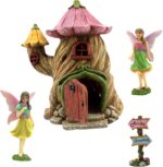PRETMANNS Fairy Garden House Kit - Outdoor Fairy Houses for Outside with Accesso... - Image 2