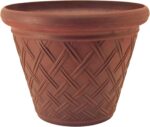 PSW Pot Collection Basket Weave Planter Pot for Indoor and Outdoor Plants and Ga... - Image 2