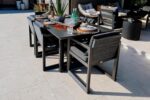 PURPLE LEAF Outdoor Dining Set for 6 Aluminum Luxury Patio Furniture Table and C... - Image 2