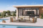 PURPLE LEAF Outdoor Furniture Set, 4-Piece Classic Patio Conversation Set with A... - Image 2