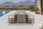 PURPLE LEAF Patio Dining Set 11 Pieces Luxury Modern Conversation Set Aluminum L... - Image 2