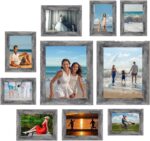 Pacome Picture Frames set with Two 11x14, Four 8x10, Four 5x7 Gallery Wall Frame... - Image 2