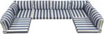 Patio Combination Cushions, Splashproof 14-Piece Set Outdoor Patio Backrest for ... - Image 2