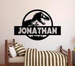 Personalized Dinosaur Name Wall Decal – Custom Kids Room Decor – Boys Bedroom Vi... - Image 2