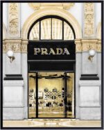 Photo of Prada Store - Glam Living Room Decor - Luxury Wall Decor - Designer Wal... - Image 2