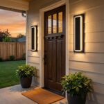 Picico 12" Modern Outdoor Wall Light, 4.33" Wide Covers Junction Box Dimmable Mo... - Image 2