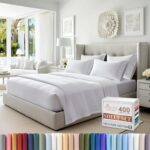 Pizuna 400 Thread Count Queen Cotton Bed Sheets Set, Long-Staple Cotton Sheet Se... - Image 2