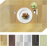Placemats, Placemats Set of 6, Table Place Mats for Kitchen Dining, Heat-Resista... - Image 2