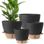Plant Pots,12/10/9/8/ Inch Large Plastic Self Watering Flower Pots Indoor Outdoo... - Image 2