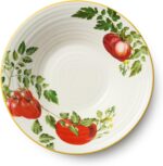 Pomodoro Large Pasta Serving Bowl 13” x 3.25” – Vibrant Printed Tomato Design on... - Image 2