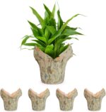 Premium 6” AZA Plant Pot Covers, Decorative Plant Sleeve for Indoor & Outdoor Ho... - Image 2