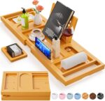 Premium Bathtub Tray Caddy, Expandable Bath Tray, Unique House Warming Gifts, Ne... - Image 2