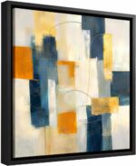 Premium Canvas Floating Frame - 1.25" Gallery Depth Floater Frame with Faux Wood... - Image 2