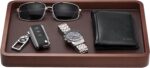 ProCase Wooden Valet Tray for Men, Wood Catch-All EDC Organizer, Nightstand, Ent... - Image 2