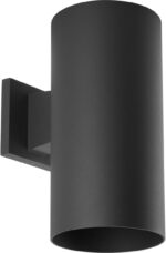 Progress Lighting 6-Inch Cylinder Outdoor Wall Sconce, 1-Light Modern Wall Mount... - Image 2