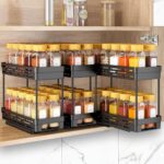 Pull Out Spice Rack Organizer for Cabinet, 3 Packs Slide Out Spice Racks Organiz... - Image 2