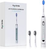 Puur Smile LED Electric Lumi Toothbrush - 2 (Blue led) Brush Heads for Adults | ... - Image 2