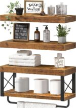 QEEIG Bathroom Shelves Over Toilet - Floating Shelf for Wall Toilet Paper Storag... - Image 2