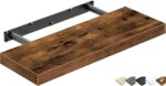 QEEIG Floating Shelf for Wall Bathroom Shelves Bedroom Kitchen Living Room Farmh... - Image 2