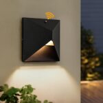 QQCherry Outdoor Light Fixtures Wall Mount Dusk to Dawn, Porch Lights with 3 Lig... - Image 2