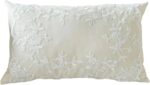 Qianly Throw Pillow Luxury Versatile Embroidery Lace Floral Sofa Cushion for Cou... - Image 2