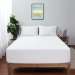 Queen Size Fitted Sheet Only White, 100% Egyptian Cotton 600 Thread Count, 16" D... - Image 2