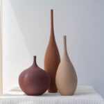 Relexome Ceramic Modern Vase Set of 3 Farmhouse Decorative Vase Minimalist Aesth... - Image 2