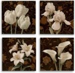 Renditions Gallery Canvas Wall Art, 4 Panels Set 12x12 Inches Each Framed Artwor... - Image 2