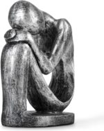 Resin Thinker Statue Abstract Art Sculpture - Modern Figurine for Home Office De... - Image 2