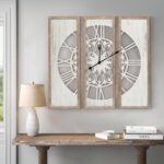 RiteSune Unique 30" Wall Clock for Living Room Decor, Oversized Farmhouse Wall C... - Image 2