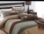 Riverbrook Home Elite Collection Comforter Set, Queen, Lexia - Brown/Multi, 7 Pi... - Image 2