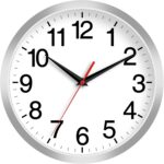 Rohioue 14 Inch Wall Clock Modern Battery Operated Silent Non Ticking Analog Clo... - Image 2