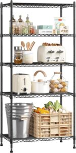 Romorgniz 5-Tier Shelf 1010LBS Storage Shelves Adjustable Wire Shelving Metal Sh... - Image 2