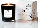 Rose Oud Amour Luxury Scented Candle for Women & Men | 8.5 oz Hand-Poured Coconu... - Image 2
