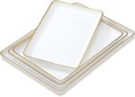 Rtteri Set of 4 Large Serving Platter Set 15/14/13/12 Inch Heavy Plastic Serving... - Image 2