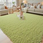 Rugs for Living Room 5x8, Alfombras para Salas Shag Large Plush Soft Area Rug, S... - Image 2