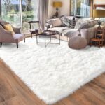 Rugs for Living Room 8x10, Soft Shaggy Modern Shag Area Rug for Bedroom, Upgrade... - Image 2