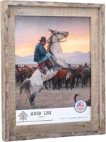 Rustic Barnwood Picture Frames 16x20 - Natural Reclaimed Wood Wall Hanging - Han... - Image 2