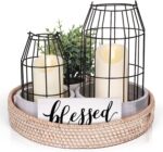 Rustic Farmhouse Decor Set of 7 - for Living Room Dining Table Centerpieces Fire... - Image 2