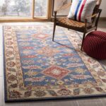SAFAVIEH Antiquity Collection Area Rug - 6' x 9', Blue & Red, Handmade Tradition... - Image 2
