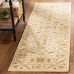 SAFAVIEH Antiquity Collection Runner Rug - 2'3" x 12', Ivory, Handmade Tradition... - Image 2