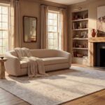 SAFAVIEH Area Rug 10x14 - Reflection Collection - Large - Cream & Ivory, Non-She... - Image 2