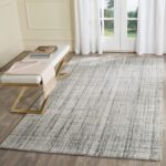SAFAVIEH Area Rug 8x10 - Abstract Collection - Large - Grey & Black, Handmade Wo... - Image 2