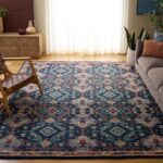 SAFAVIEH Area Rug 8x10 - Heritage Collection - Large - Blue & Multi, Handmade Wo... - Image 2